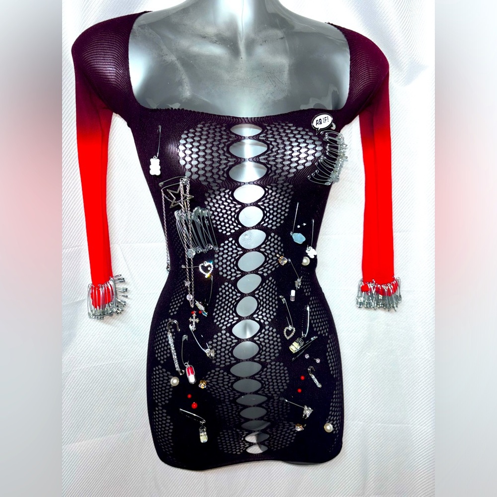 GIRL ON FIRE POSTER GIRL DRESS